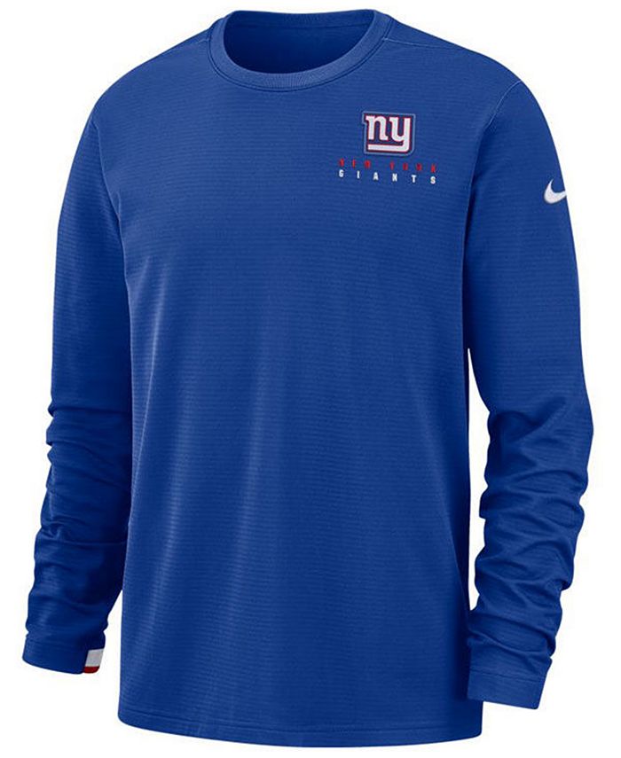 Nike Men's New York Giants Dry Top Crew Sweatshirt - Macy's