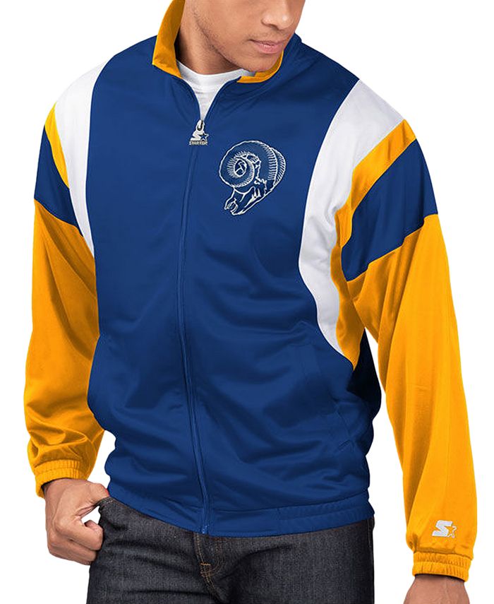 Starter Men's Los Angeles Rams The Contender Track Jacket - Macy's