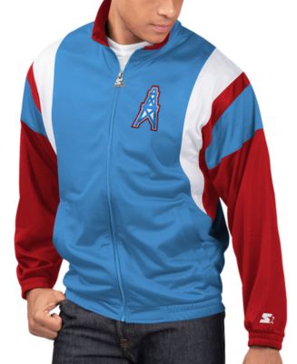 Starter Men's Houston Oilers The Contender Track Jacket - Macy's