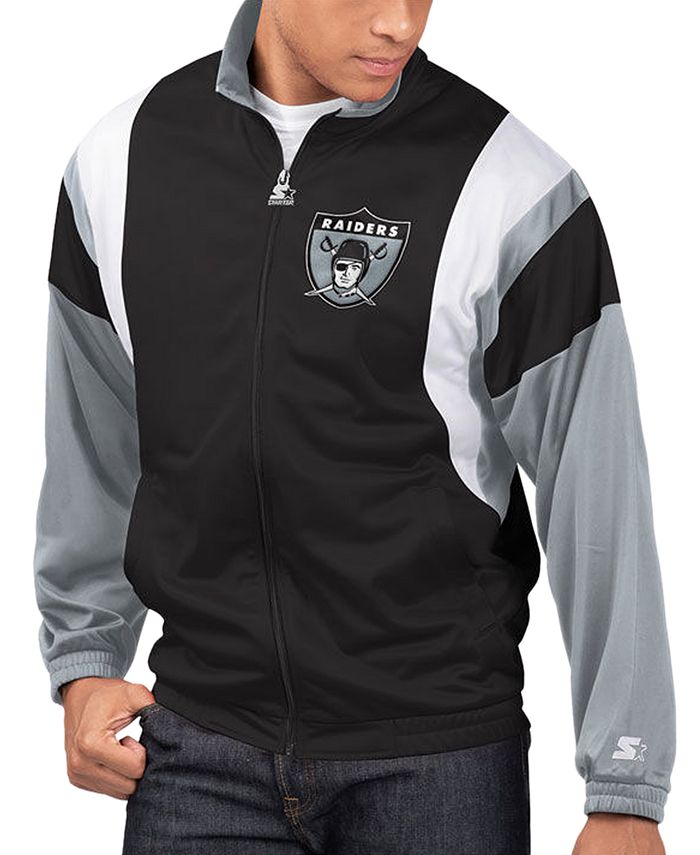 Starter Men's Oakland Raiders The Contender Track Jacket - Macy's