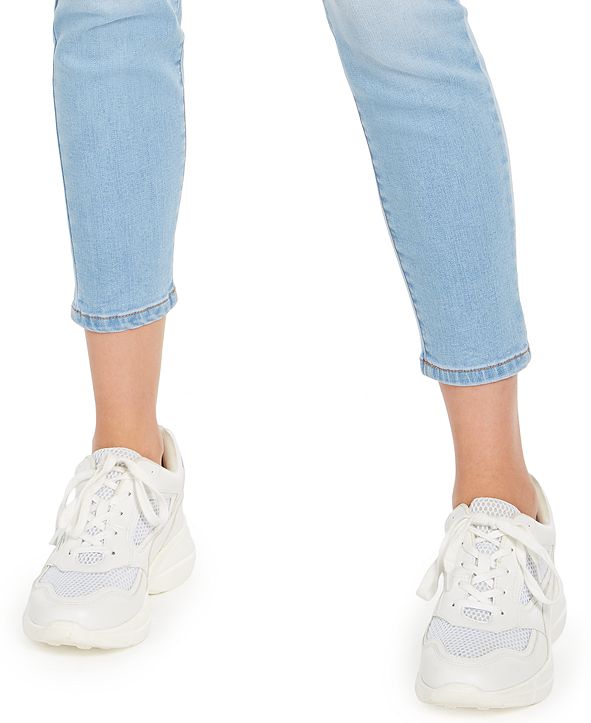 Celebrity Pink Juniors' Curvy Ripped High-Rise Skinny ...