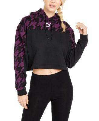 puma crop top hoodie