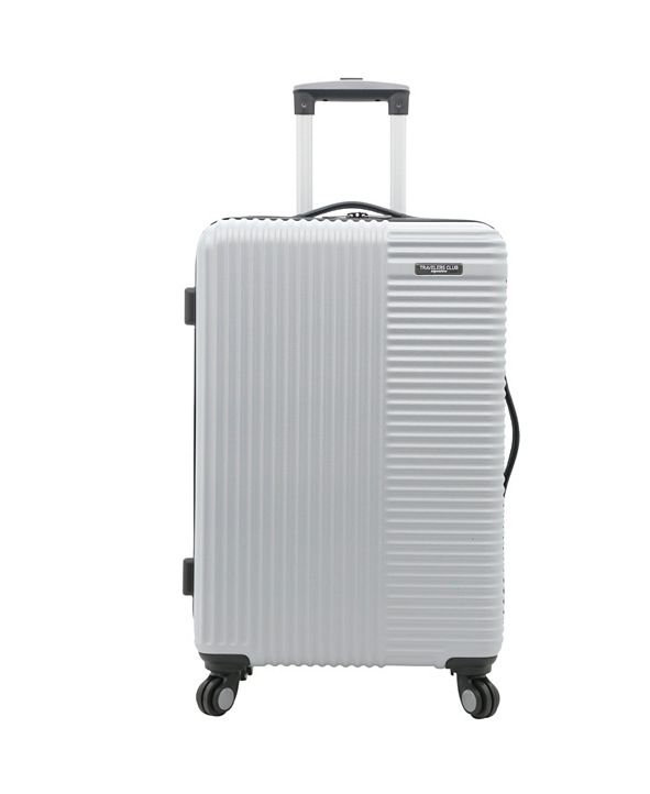 travelers club basette 3 pc hardside luggage set