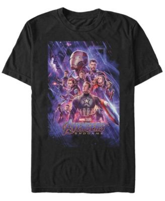 Marvel Men's Avengers Endgame Galaxy Poster, Short Sleeve T-shirt