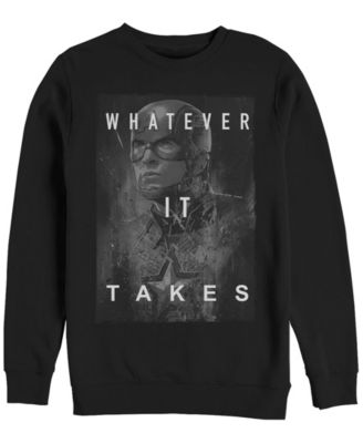 Marvel Men's Avengers Endgame Whatever It Takes, Crewneck Fleece