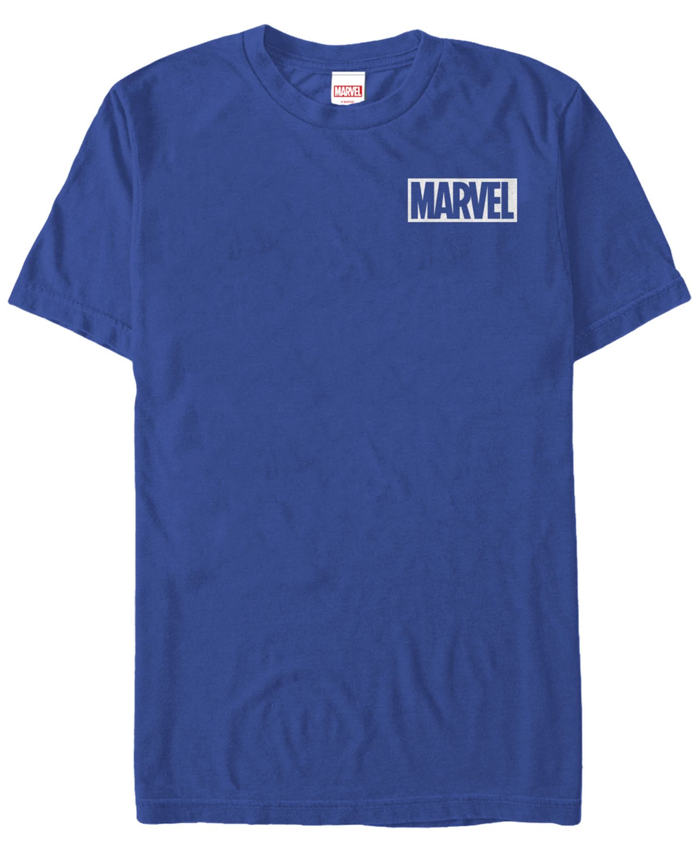 Мужская футболка Fifth Sun Marvel Comic Logo Simple White Box Short Sleeve, цвет: Чёрный — фото 3