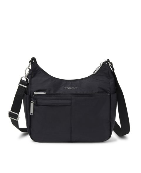 Женская сумка Baggallini Securtex Anti-Theft Free Time Crossbody, цвет: Чёрный
