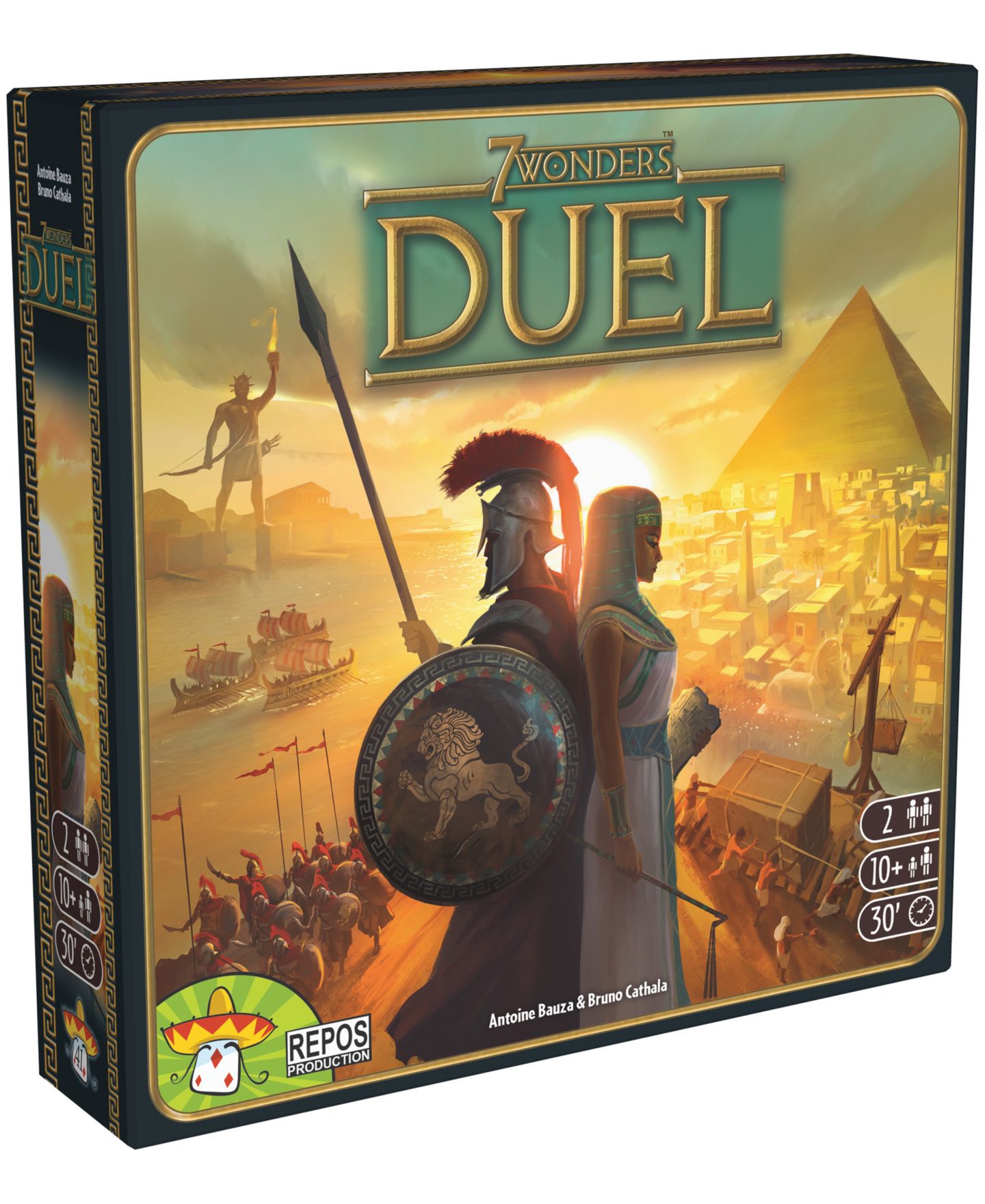 Детская настольная игра Asmodee Editions 2 Player Strategy 7 Wonders Duel Board Game, Ages 10+ — фото 1