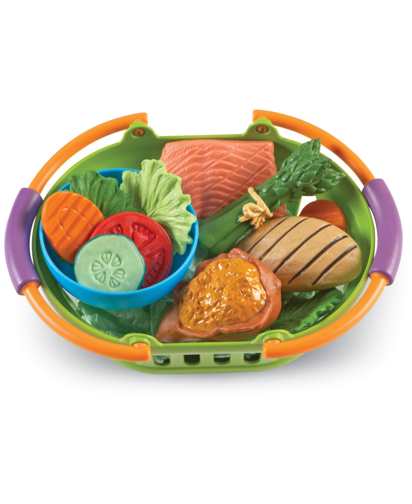 Детский игровой набор Areyougame New Sprouts Healthy Dinner Soft-Edge 14-Piece Playset, Ages 2+ — фото 5