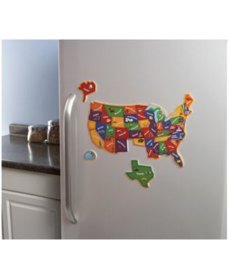 Learning Resources Learning Essentials - Magnetic U.S. Map Puzzle- 44 Pieces
