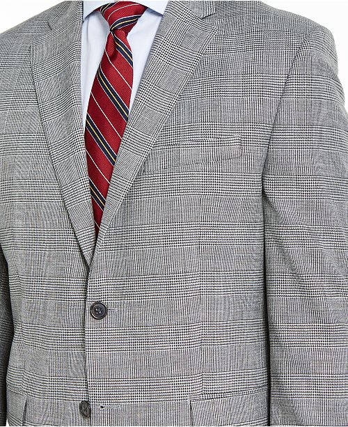 Lauren Ralph Lauren Men's ClassicFit UltraFlex Black & White Plaid