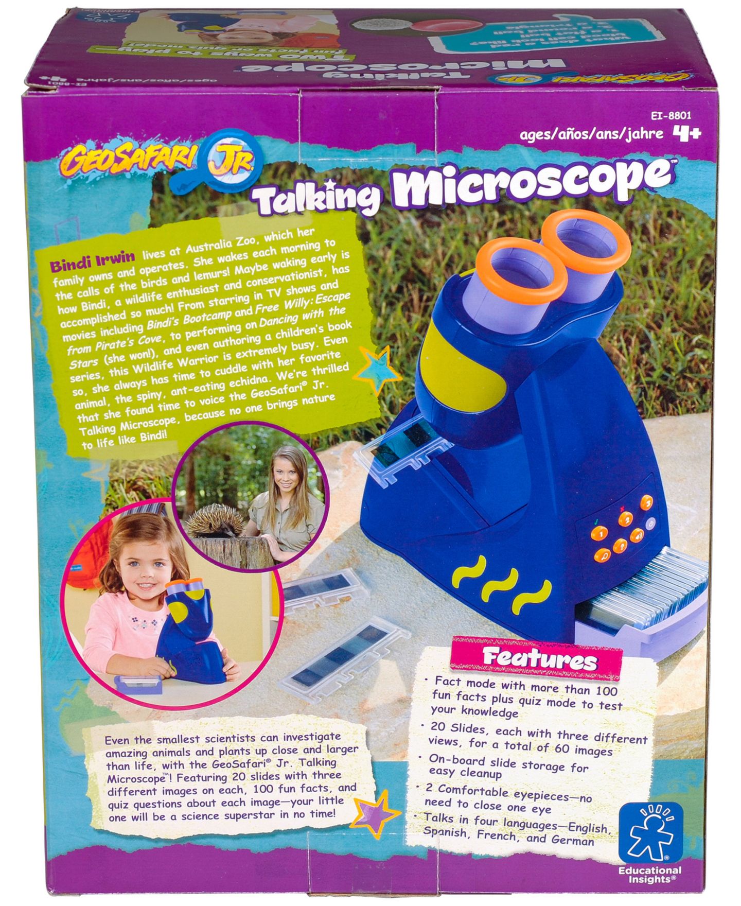 Детская игрушка Areyougame GeoSafari Jr. Interactive Talking Microscope, Ages 4+ — фото 4