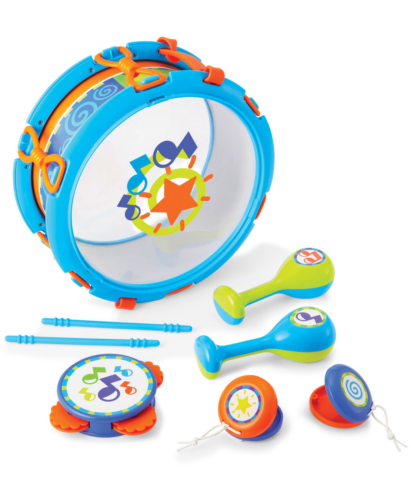 Детские игрушки Kidoozie My First 9-Piece Drum Set, Ages 2+ — фото 2