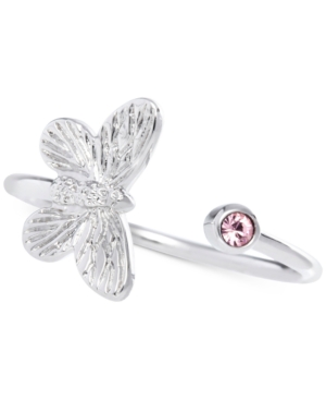 image of Olivia Burton Crystal Butterfly Cuff Ring