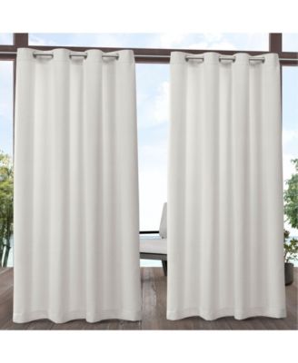 Aztec Indoor/Outdoor Grommet Top Curtain Panel Pair