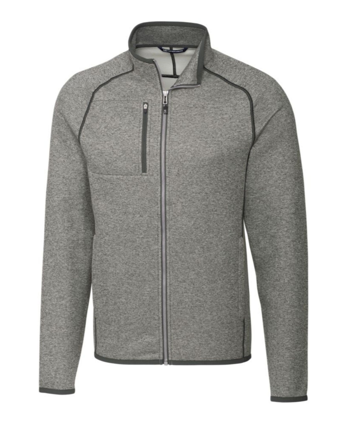 Men's Mainsail Sweater-Knit Full Zip Jacket - Polished heather