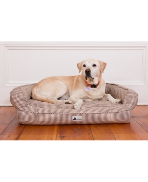 3 Dog Pet Supply Ez Wash Premium Headrest Memory Foam Dog Bed Large