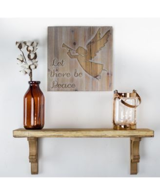 American Art Decor Wood Corbels Shelf Brackets, Set of 2