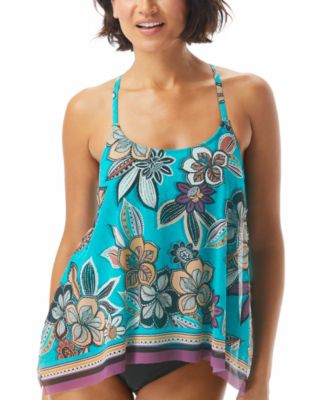 Coco Reef - Current Printed Underwire Tankini Top