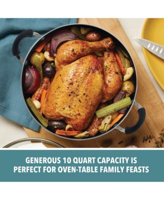 Aluminum Nonstick Covered 10.5-Qt. Stockpot