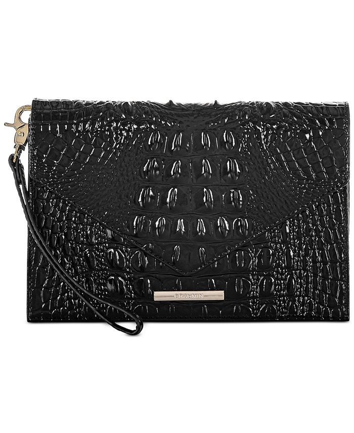 Brahmin Melbourne Embossed Leather Sara Clutch Macy s