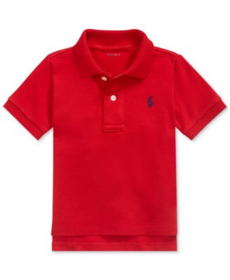 Baby Boys Cotton Polo Short Sleeved Shirt