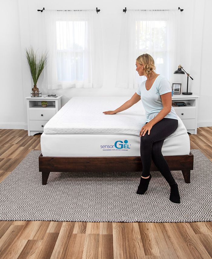 Smart Zone 3Inch Quilted Memory Foam Mattress Topper Queen