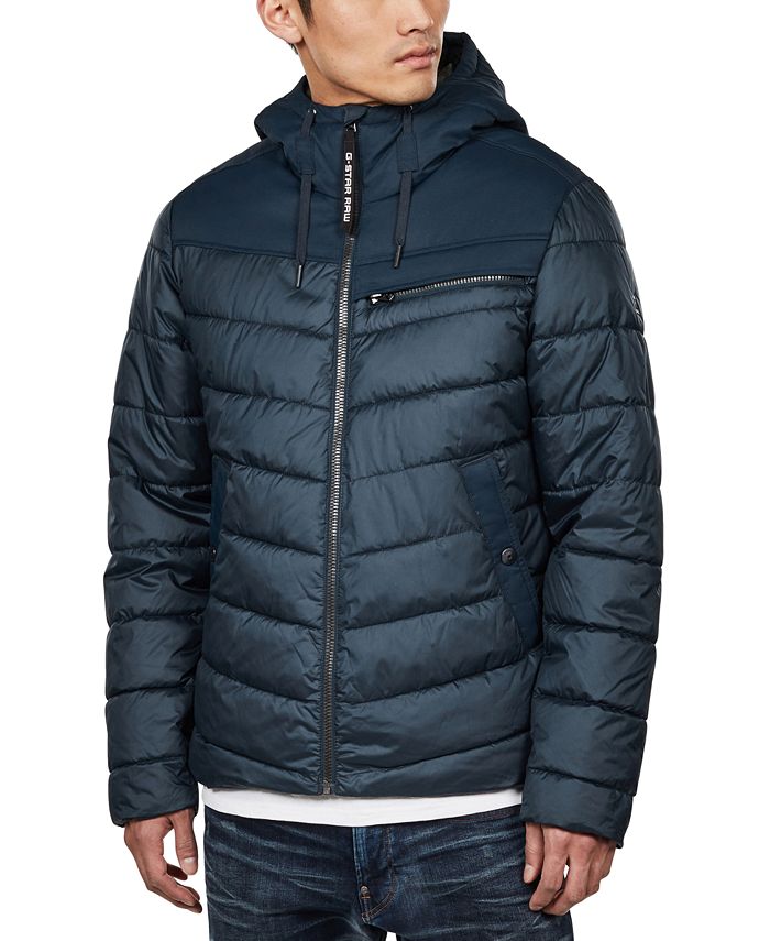 G-Star Raw Men's Hooded Puffer Jacket, Created for Macy's - Macy's