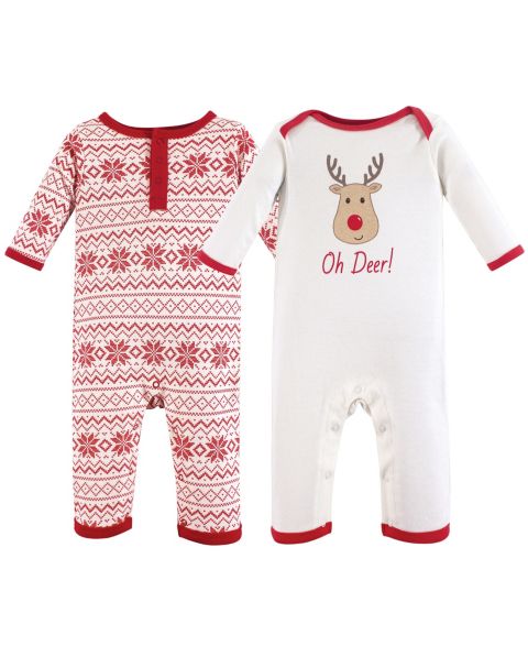 Комбинезон Hudson Baby Cotton Jumpsuit для мальчиков, цвет: Reindeer