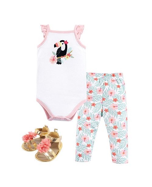 Hudson Baby Baby Girl Bodysuit Pants And Shoe Set Reviews