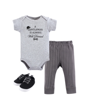 Little Treasure Baby Girl Bodysuit Pants and Shoes Set