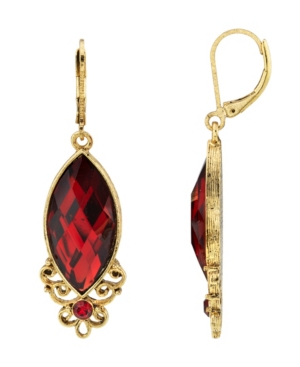 image of 2028 14K Gold Dipped Drop Earring