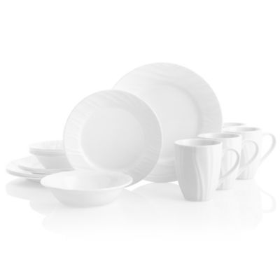 Corelle Boutique Swept Embossed Set, Service for Macy's