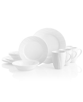 Corelle Boutique Swept Embossed 16 Pc. Set Service for 4 Macy s