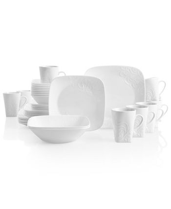 Corelle boutique cherish 42 piece dinnerware set hotsell