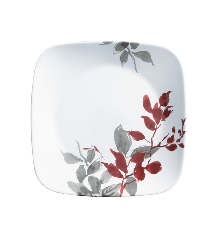 Corelle Kyoto Leaves Square 16Pc. Set, Service for 4 Macy's