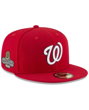 NEW ERA WASHINGTON NATIONALS 2019 WORLD SERIES CHAMP AC 59FIFTY FITTED CAP