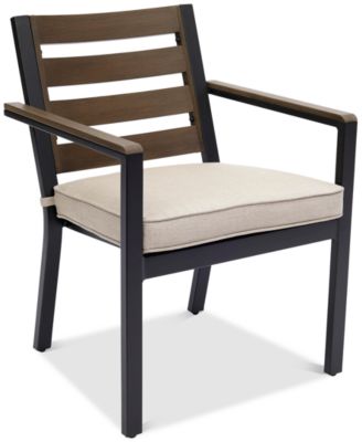 Agio - Set of 4 Stockholm Outdoor Dining Chairs with Outdoor Cushion, Created for Macy's