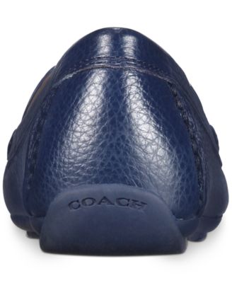 coach blue loafers
