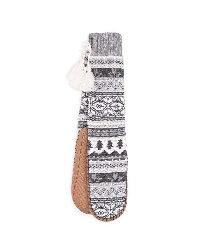 Muk Luks Women's Slipper Socks with Tassels Macy's