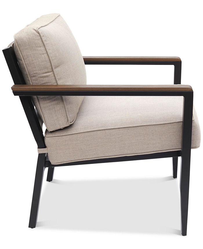 Agio Stockholm Outdoor Club Chair with Outdoor Cushions, Created for