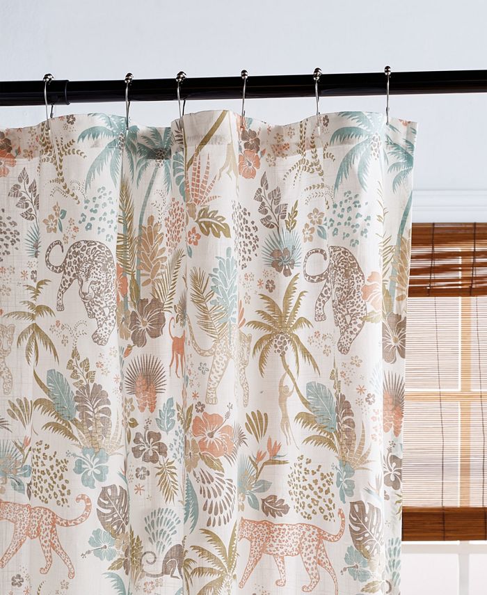 Destinations Wild Garden 54" x 78" Stall Shower Curtain Macy's