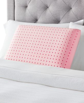 pink memory foam pillow