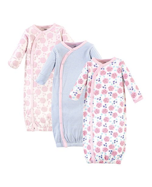 Touched By Nature Baby Girl Kimono Gowns Set Of 3 Reviews
