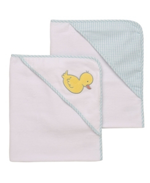 Little Me Classic Duck 2 Pack Hooded Towel Set