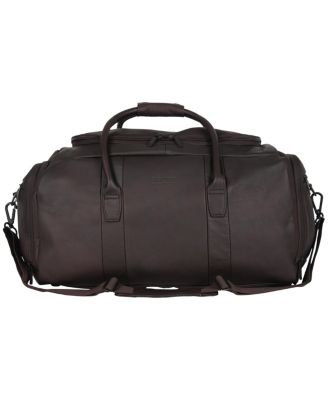 kenneth cole colombian leather weekender duffel