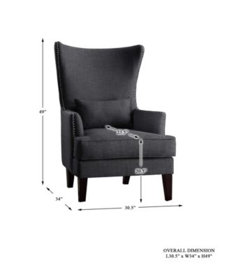 Ceylon Accent Wingback Chair