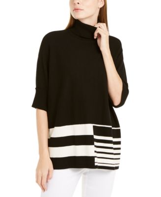 macys poncho sweater