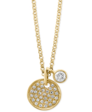 image of Effy Diamond Charm and Circular 18