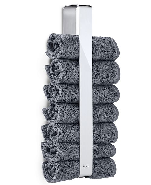 blomus Stainless Steel Towel Holder Polished & Reviews Bathroom Accessories Bed & Bath